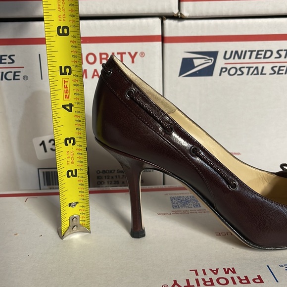 Jimmy Choo Heels Coffee Size 35.5 - Picture 12 of 12